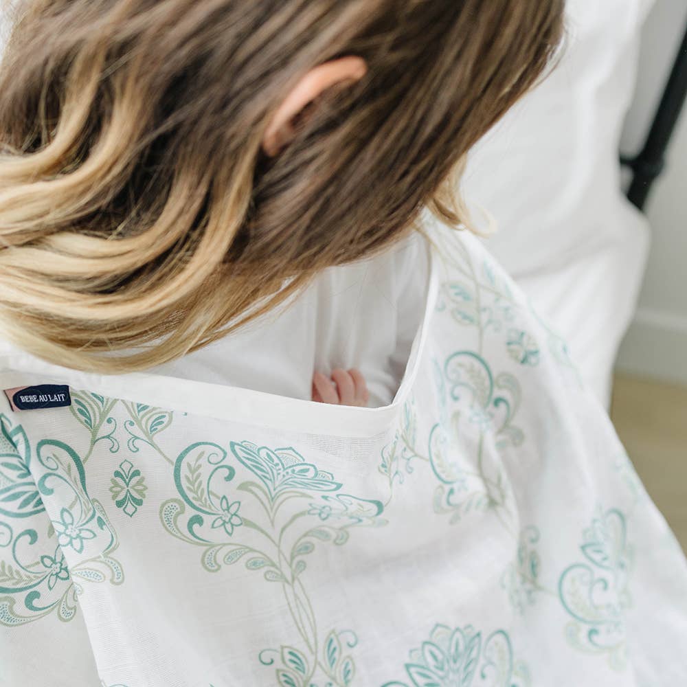 Bebe au Lait - Wholesale Nursing Cover - Maternity - Isla Premium Muslin Nursing Cover1