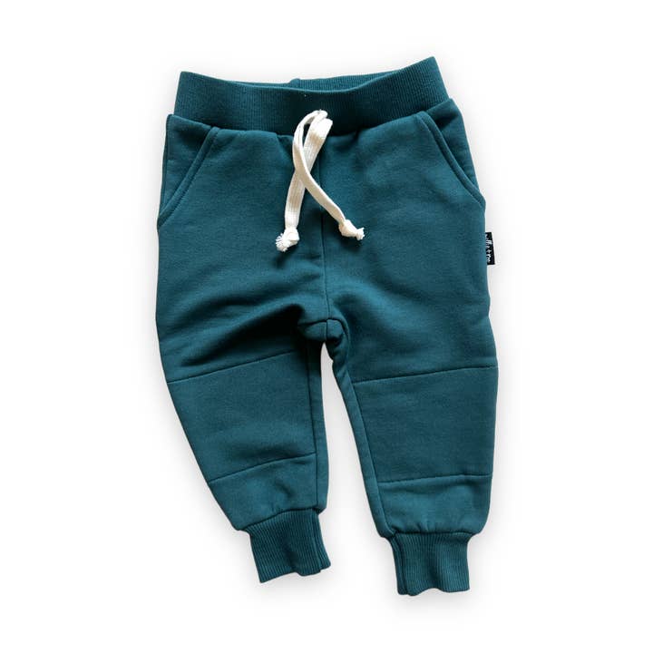 JOGGERS- Peacock Bamboo French Terry for wholesale by millie + roo LLC