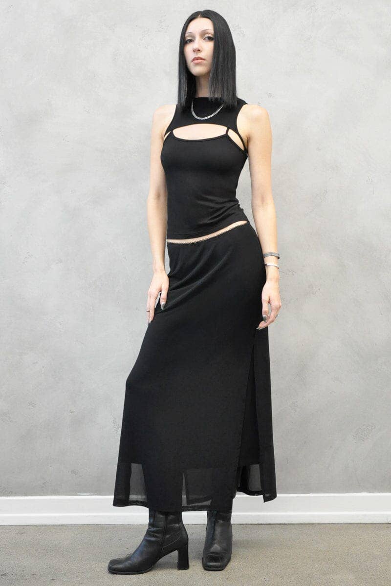 BLACK Andromeda Tank Top for wholesale on Faire7