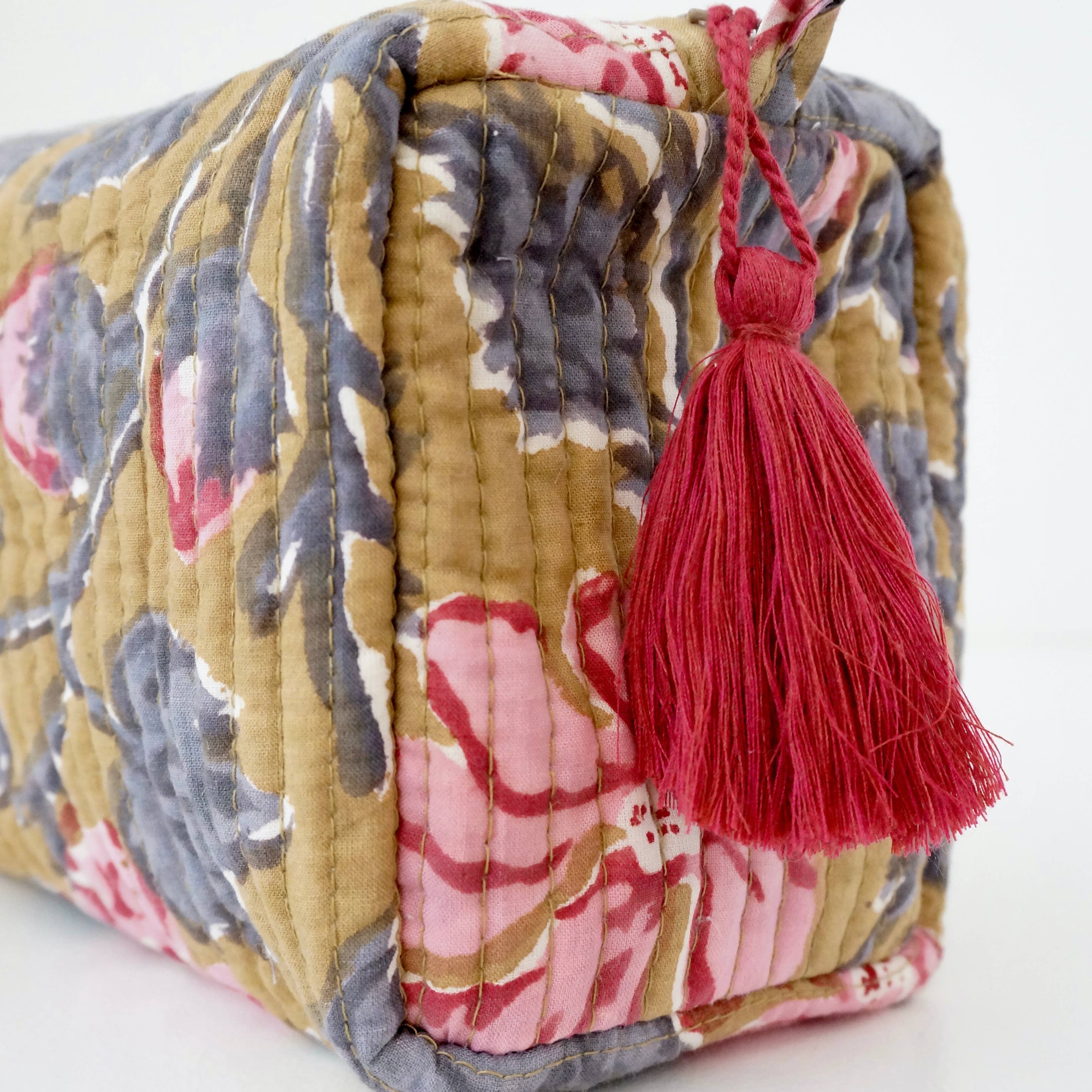 Claire Beaugrand - Wholesale Toiletry Bag - Women's - Printed cotton toiletry bag No. 761