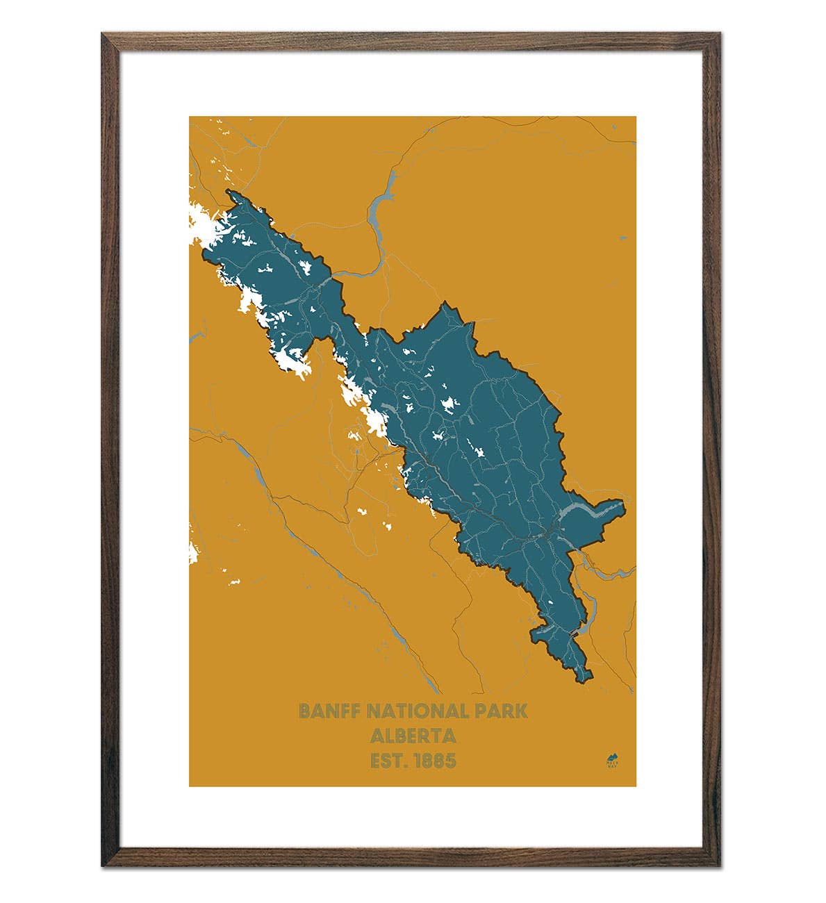 Muir Way - Vente Cartes - Carte du parc national Banff4