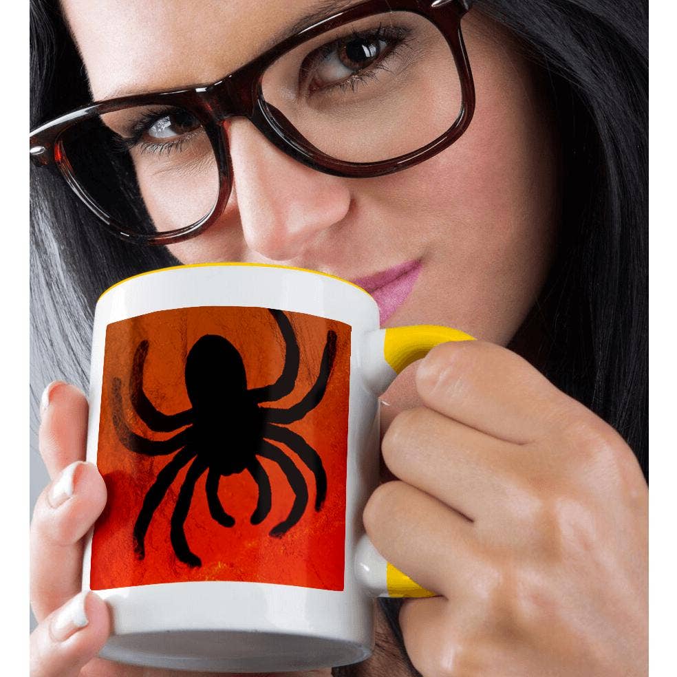 3dRose - Venta al por mayor Taza - 3dRose, Araña en telaraña roja, Taza1