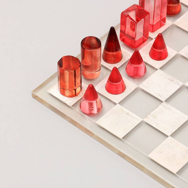 TrenDec - Wholesale Board Game - Chess Set | Acrylic Chess Game Set,3