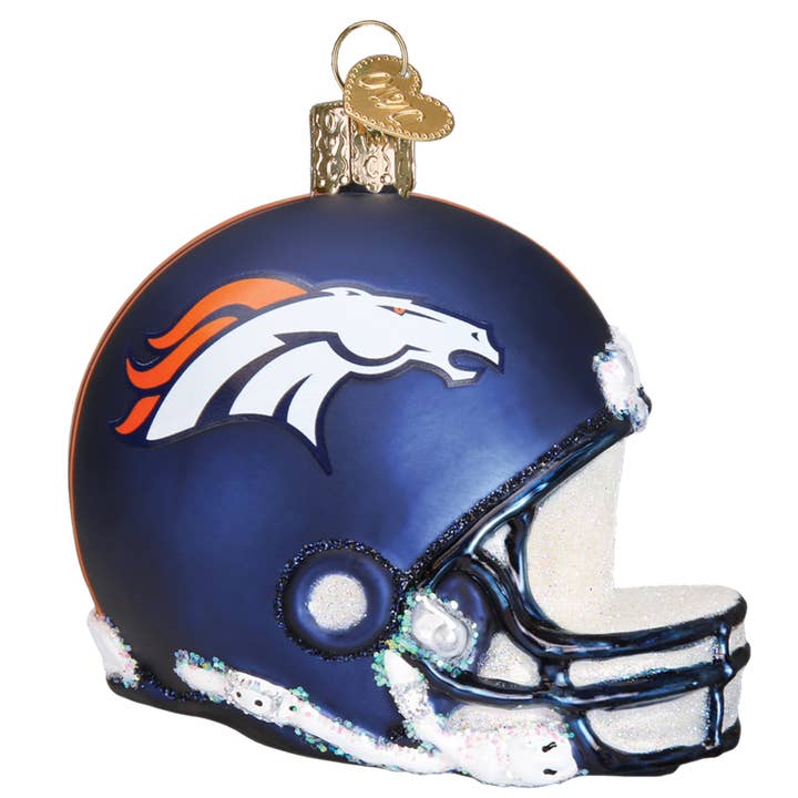 Casque des Denver Broncos 71017 Ornement de Noël Old World pour la vente par Trendy tree
