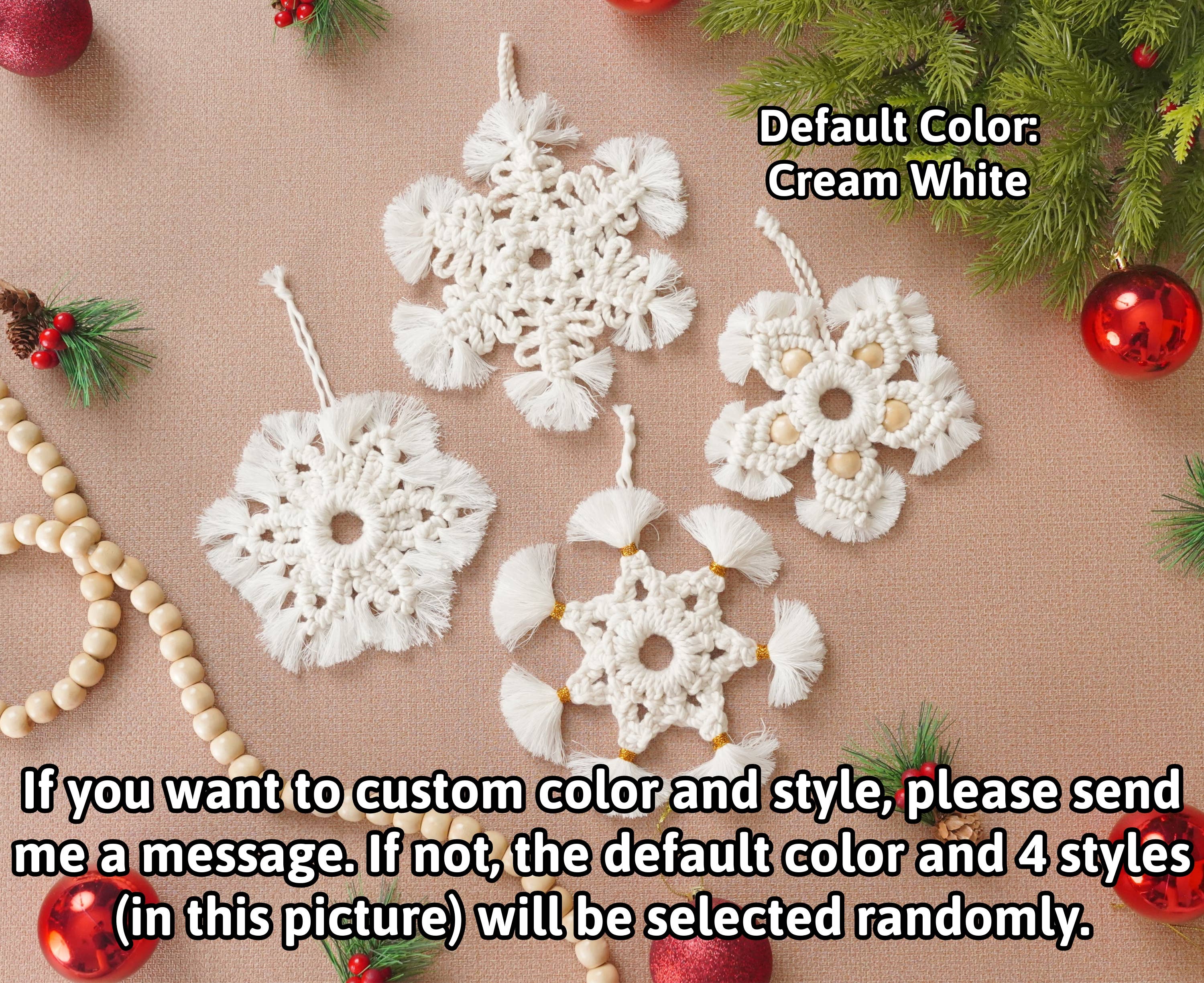 BeanDaikon - Wholesale Ornament Set - Christmas Snowflakes Ornament - X541