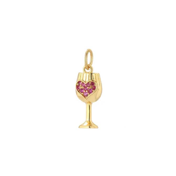 Deep South Originals Inc. - Vente Breloques/médailles personnalisées - Charme de Verre à Vin ~ Deep South Originals0