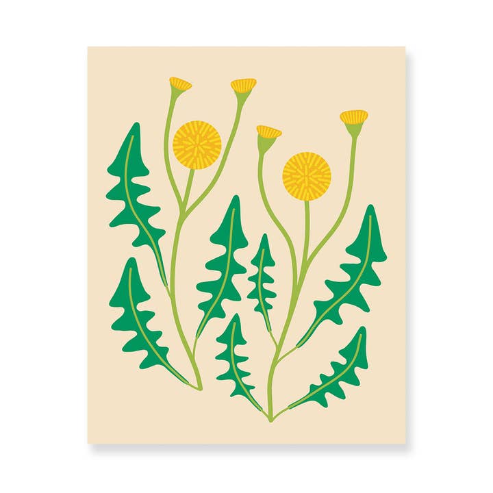 Dandelion Art Print 8x10" for wholesale by Christine Witmore