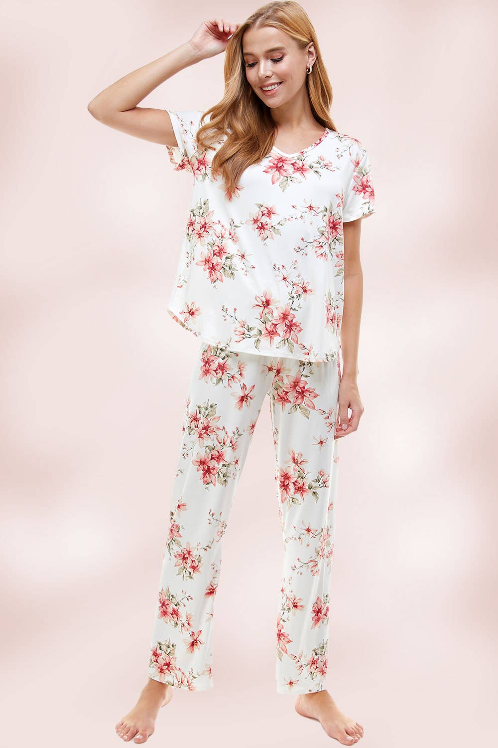 MILEY + MOLLY - Wholesale Lounge Set - Women's - LOUNGEWEAR SET FOR WOMEN'S FLORAL PAJAMA14