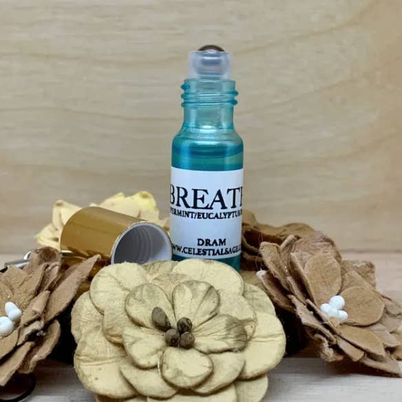 Breathe Aromaterapia Roller Ball per la vendita all'ingrosso da parte di Celestial Sage