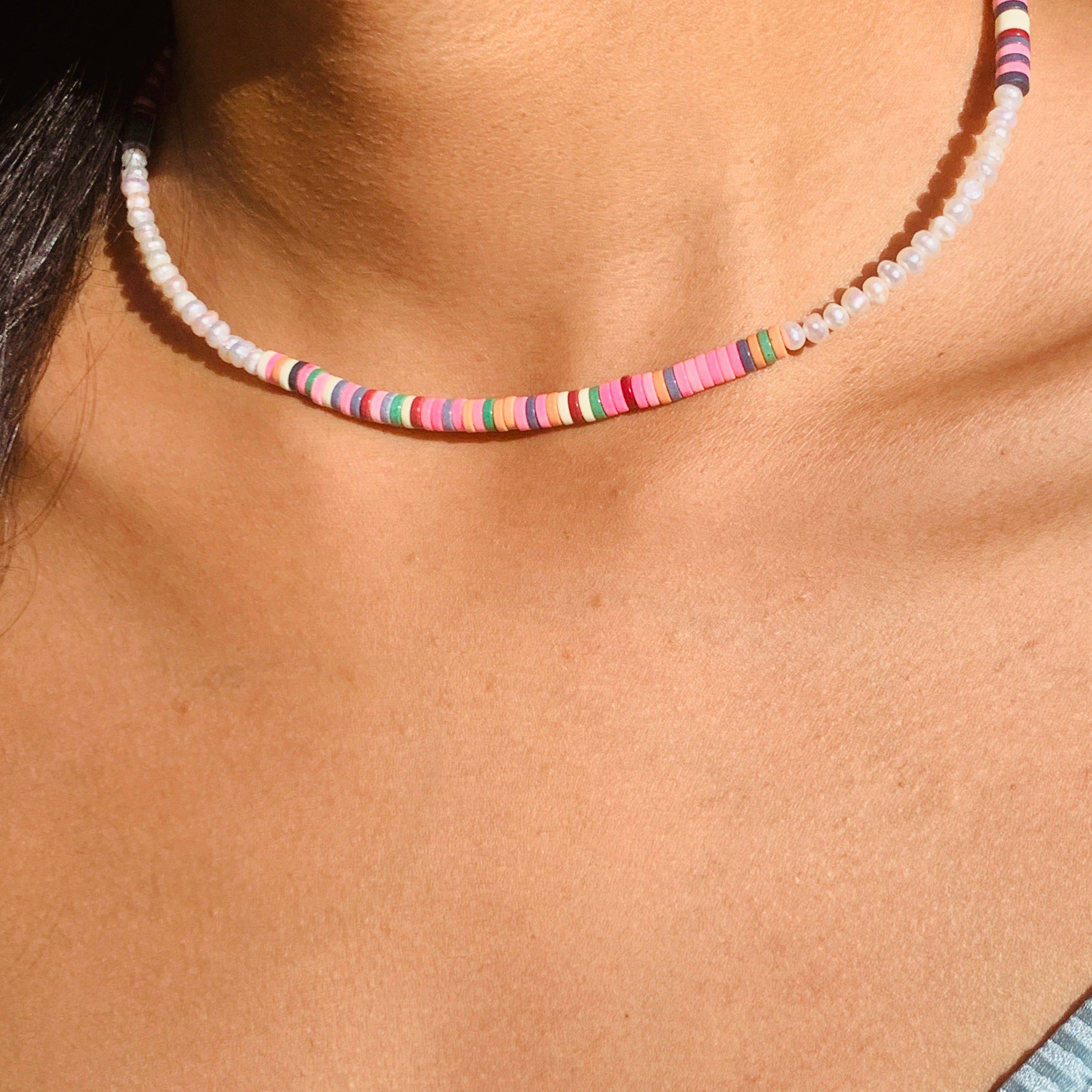 Mali Beads - Venta al por mayor Collares de cuentas/perlas - Collar de cuentas con perlas – Joyería de resort para superponer3