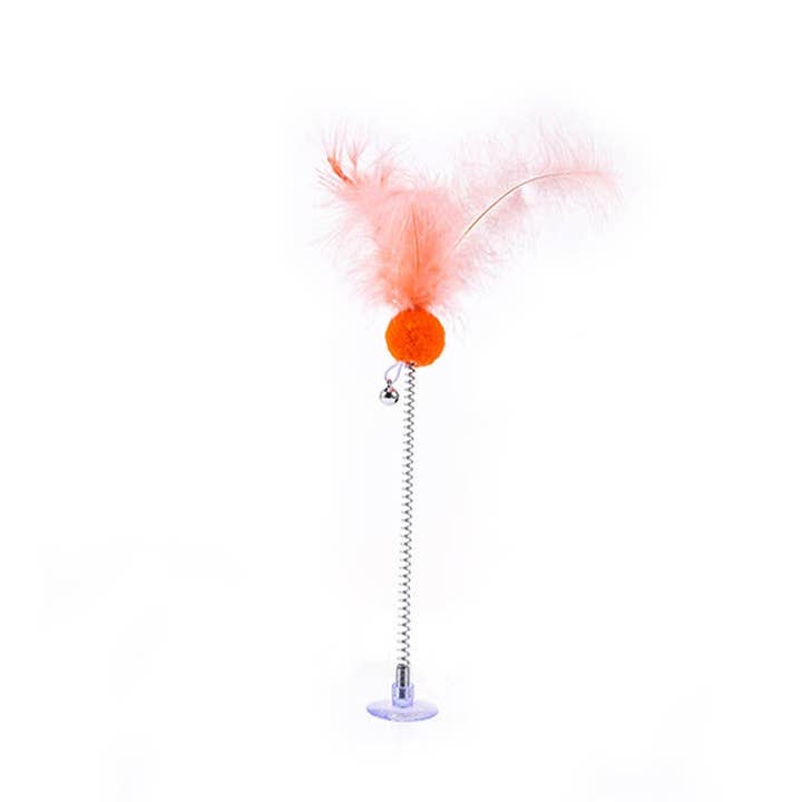 PAWPAWwholesale - Wholesale Pet Toy - Cat - Cat Teaser Wand, Suction Base,Pet Toy_CWMM52093