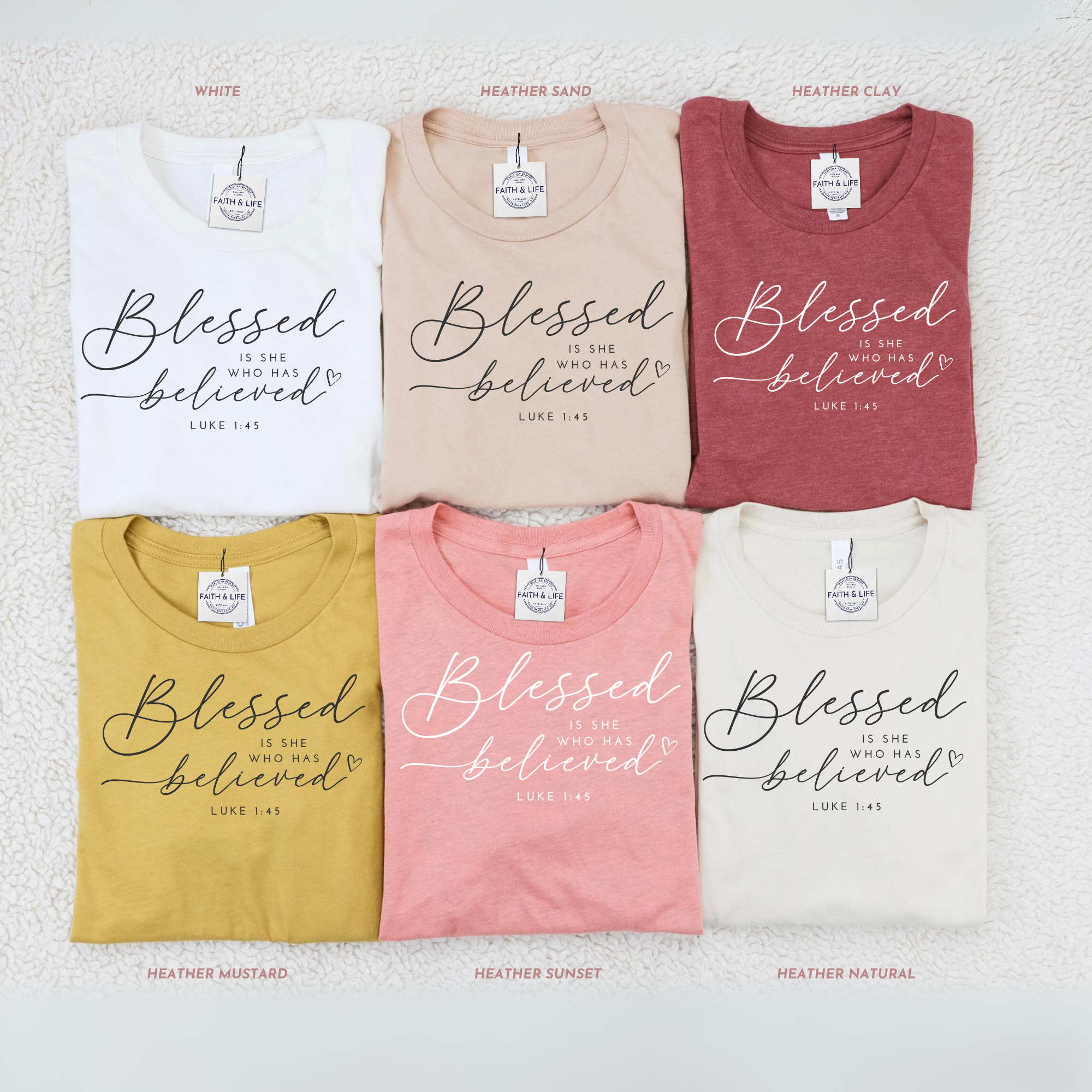 Faith & Life Christian Brands – Großhandel T-Shirt mit Siebdruck – Damen – Blessed Fall Graphic Langarmshirt mit benutzerdefiniertem Vers oder Text17