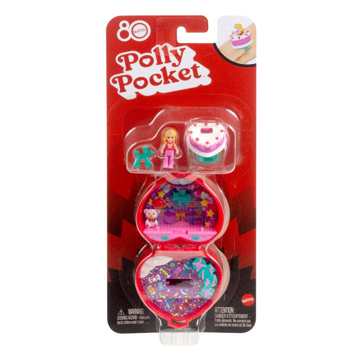 Variety Distributors - Wholesale Toy Set - Kids - Mattel's 80th Polly Pocket Ring Box1