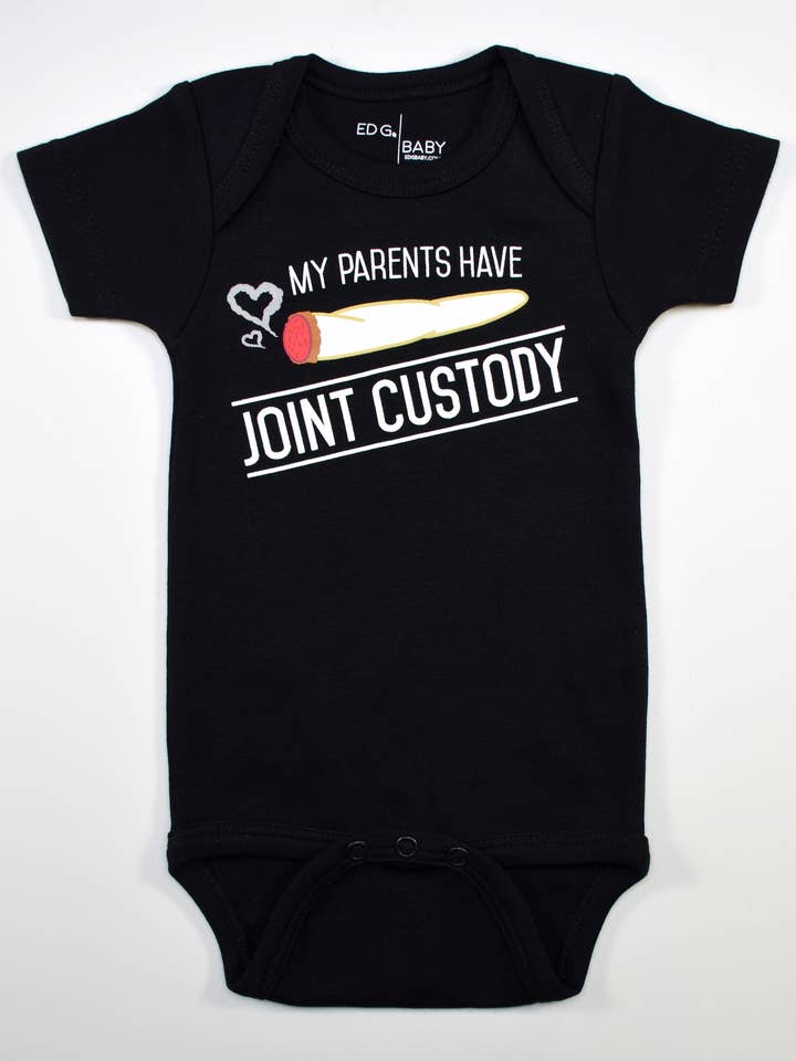 Joint Custody Bodysuit for wholesale by Ed G Baby