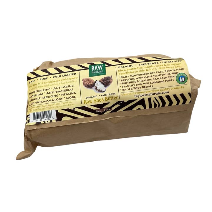 Taylor's Naturals - Wholesale Body Balm/Butter - RAW Materials - Shea Butter RAW, Wild Crafted, Organic