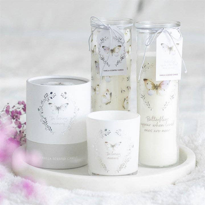 Something Different Wholesale - Wholesale Jar/Filled Candle - Butterflies Appear Vanilla Tube Candle4