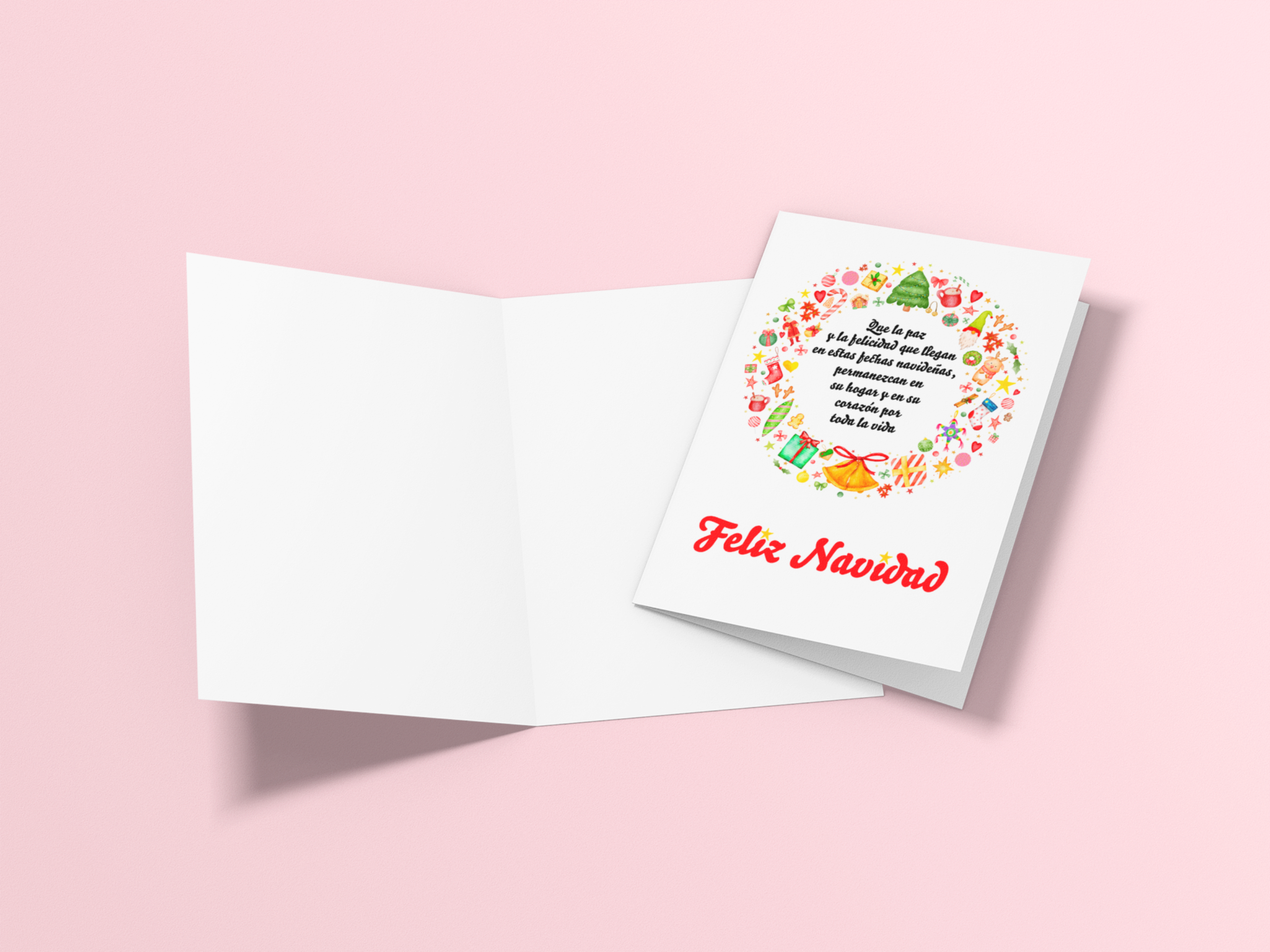 Espyz Studio - Wholesale Everyday Greeting Card - Feliz Navidad Card - Spanish Christmas Card - Holiday Card 2