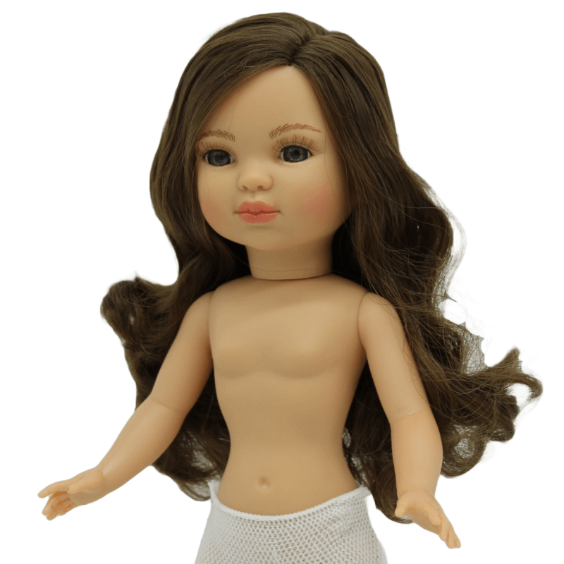 Folk Artesanía Muñecas - Wholesale Doll - Kids - Simona Doll 40 cm. naked Folk original brown Craftsmanship3