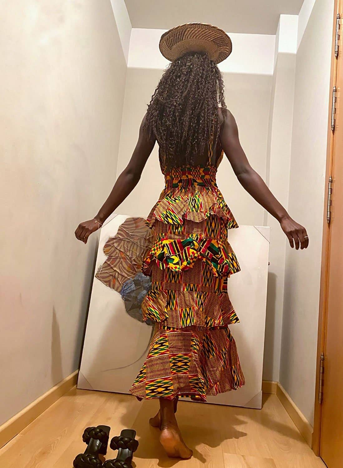 SUESES - Wholesale Dress - Women's - Hand Crafted Wax Fabric Cotton Colorful Dresses, Hand Sewn2