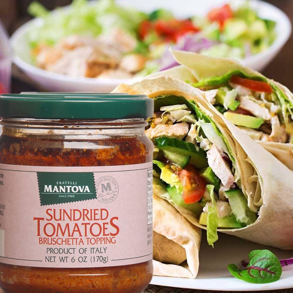 Fine Italian Food - Wholesale Pasta Sauce - Mantova Sundried Tomato Bruschetta, 6 oz.2
