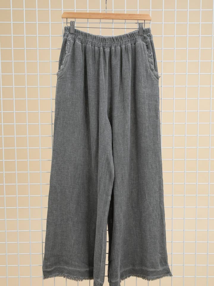 Lea & Luc - Grandes Tailles - Wholesale Pants - Women's - Plus size linen trouser SKU 999813