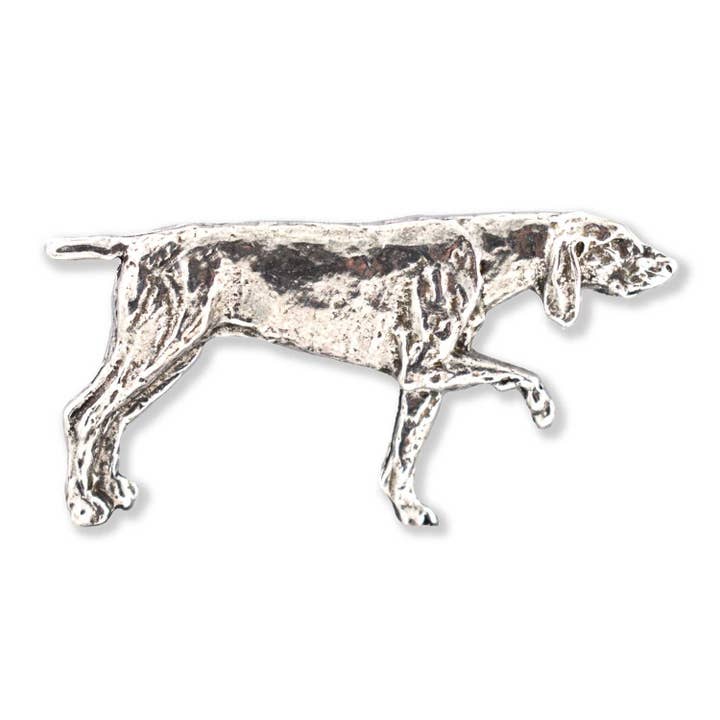 German Shorthair Dog Pewter Lapel Pin or Magnet for wholesale by Creative Pewter Designs