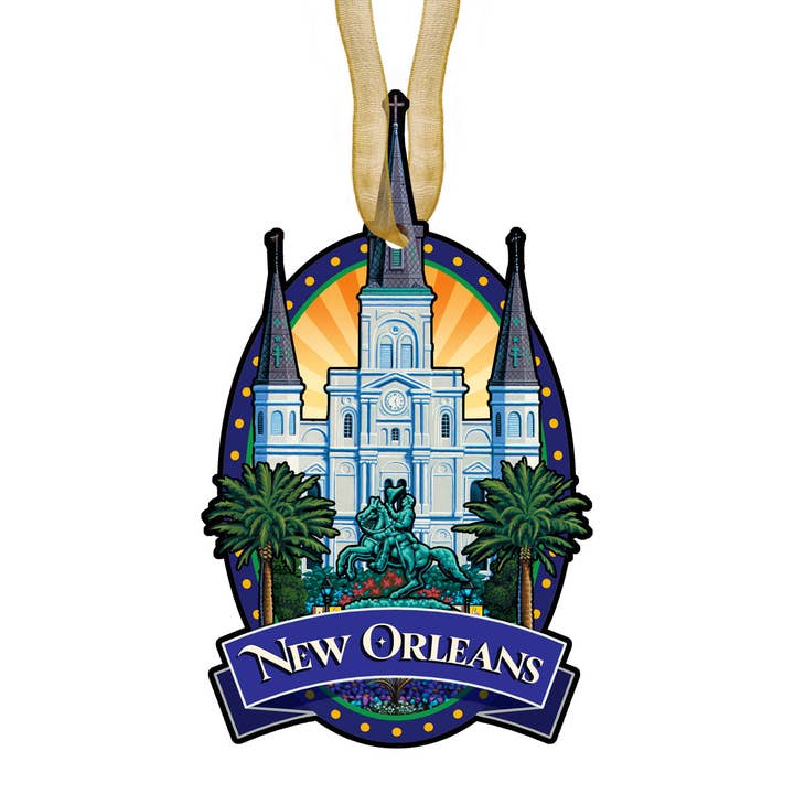 New Orleans - Ornament for wholesale by Boardwalk Puzzle Company