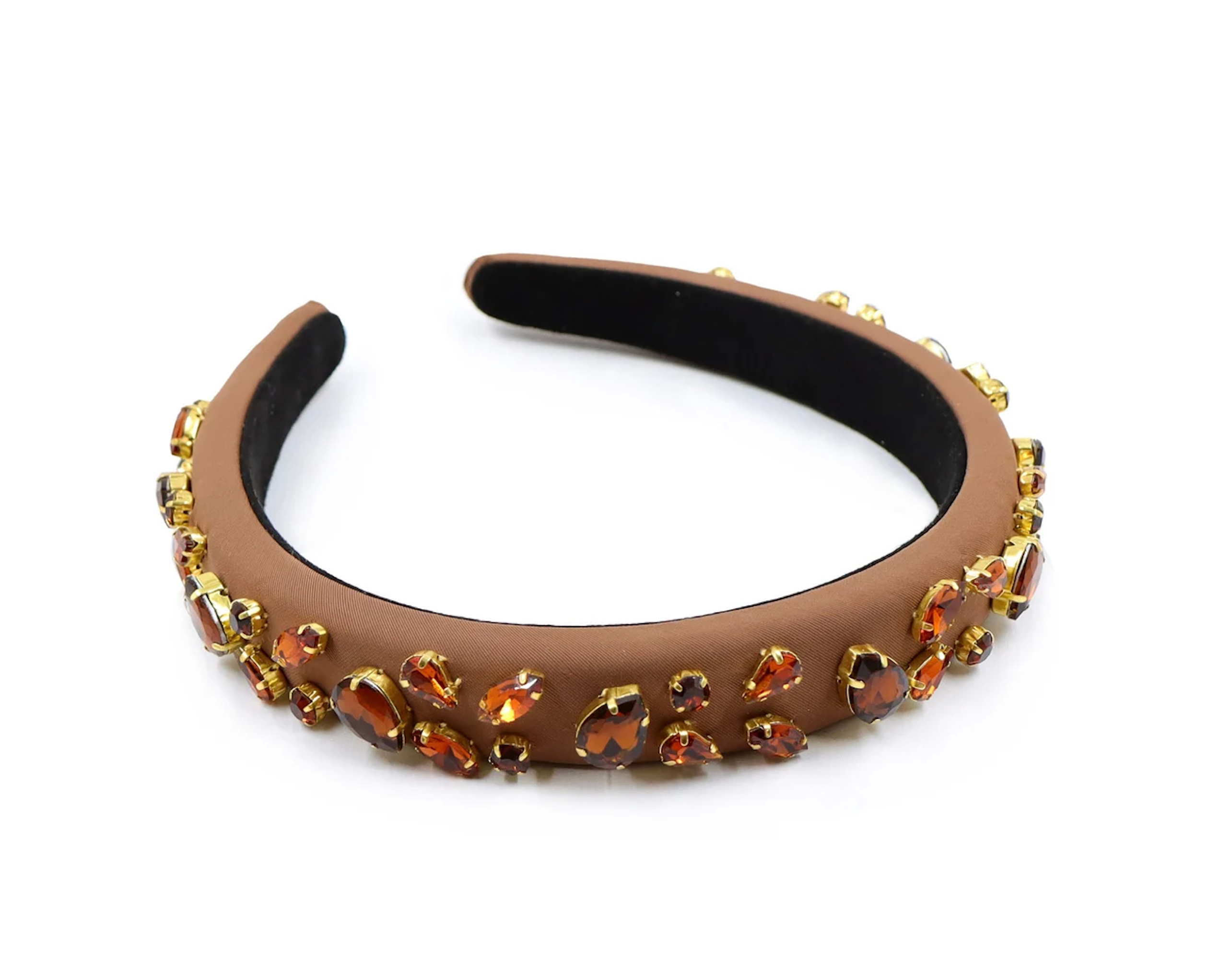 Brittyland - Wholesale Fashion Headband - Women's - Luxury Winter Headbands - Holiday Headbands - Brown Headband1