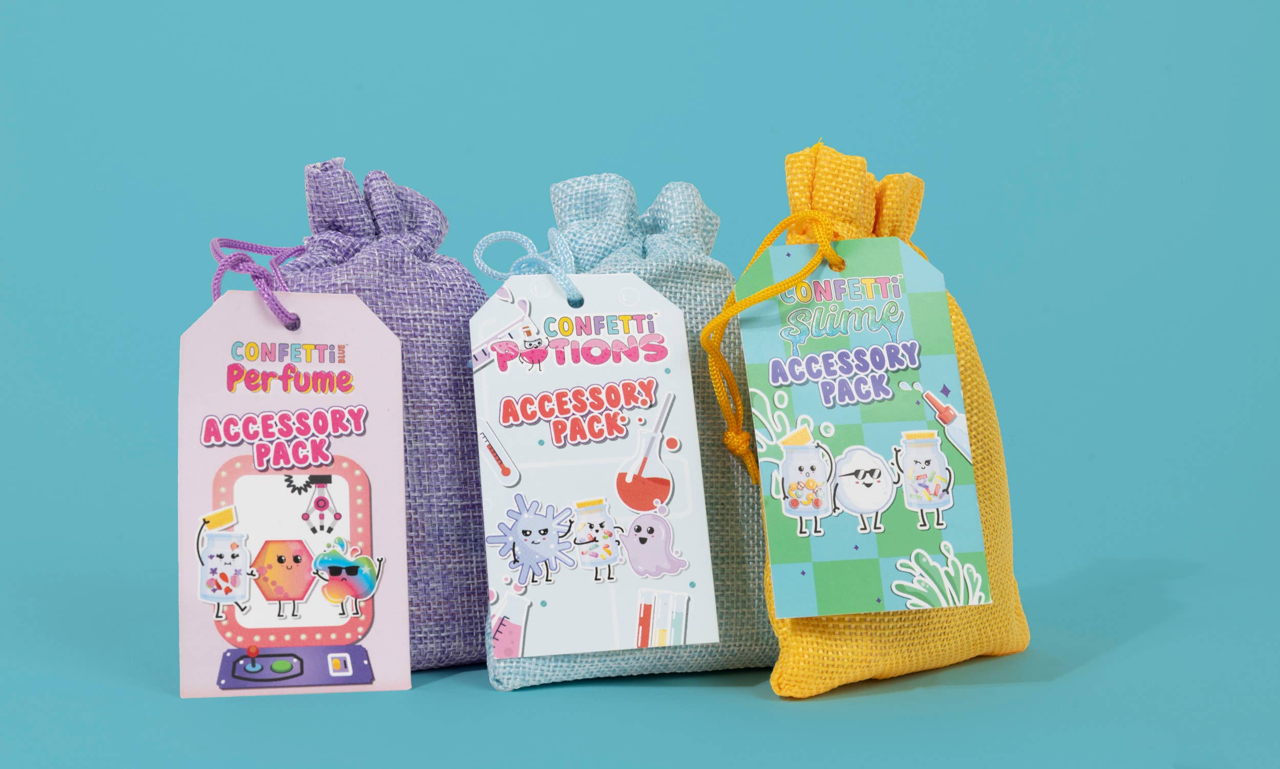 Confetti Blue - Wholesale DIY craft kit – Child - Perfume Accessory Booster Pack2