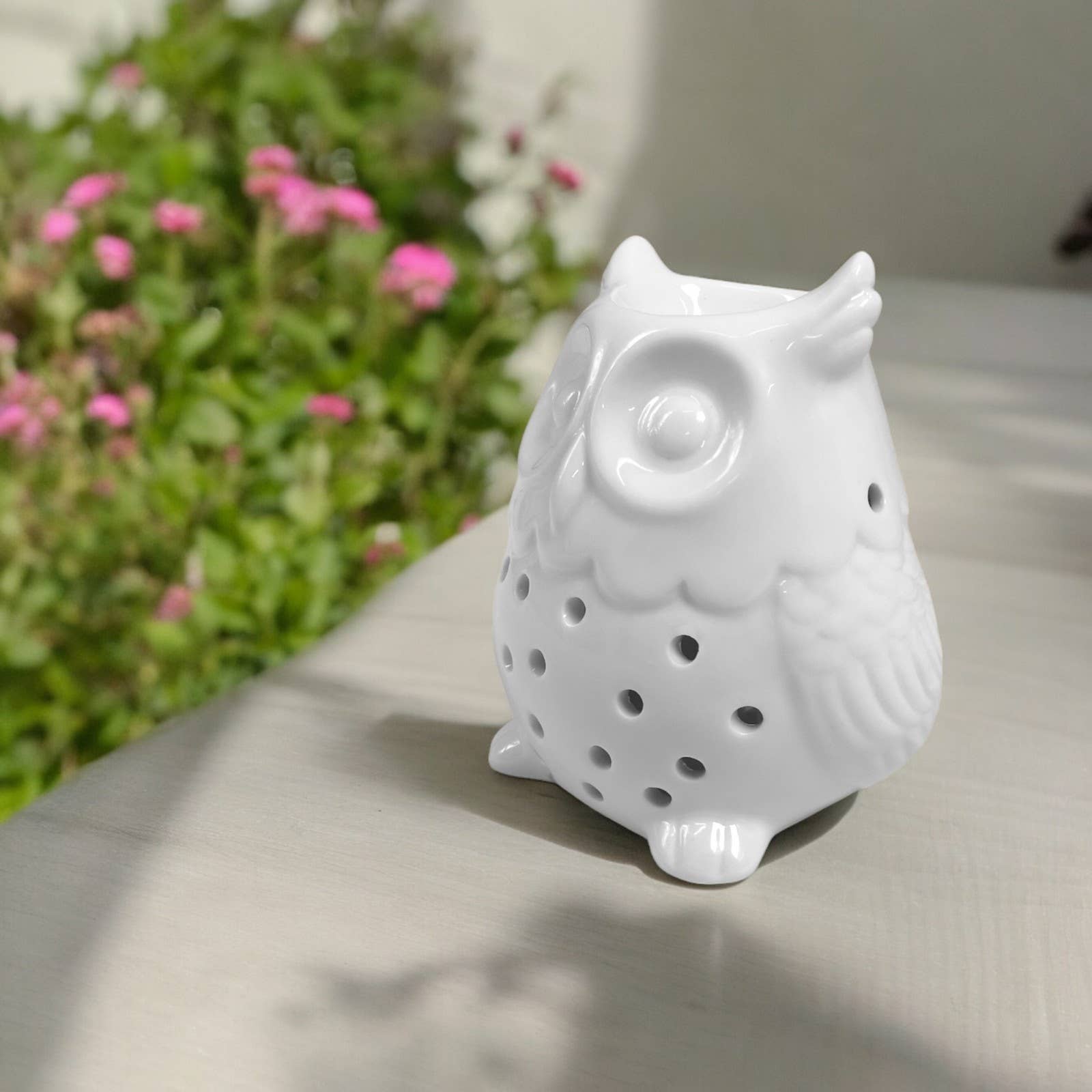 Zen'Arôme - Wholesale Fragrance Warmer - Ceramic Owl Fragrance Burner - Compatible with Melts12