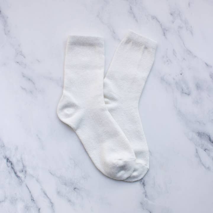 Tiepology - Wholesale Socks - Women's - Women's Solid Wool Cashmere Blend Socks