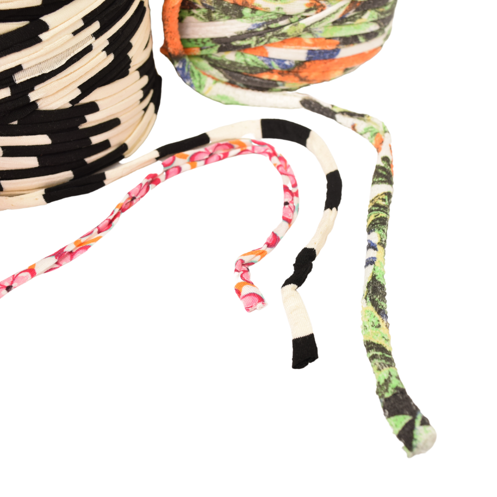 Shreds + rerope - Wholesale Yarn - ReRope EcoTextiles T-Shirt Yarn Spools63