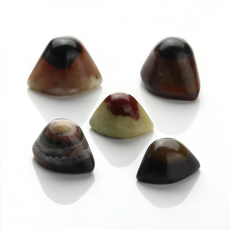 UniArt - Venta al por mayor Adornos - Ojo de Shiva, ágata natural - 5 unidades2