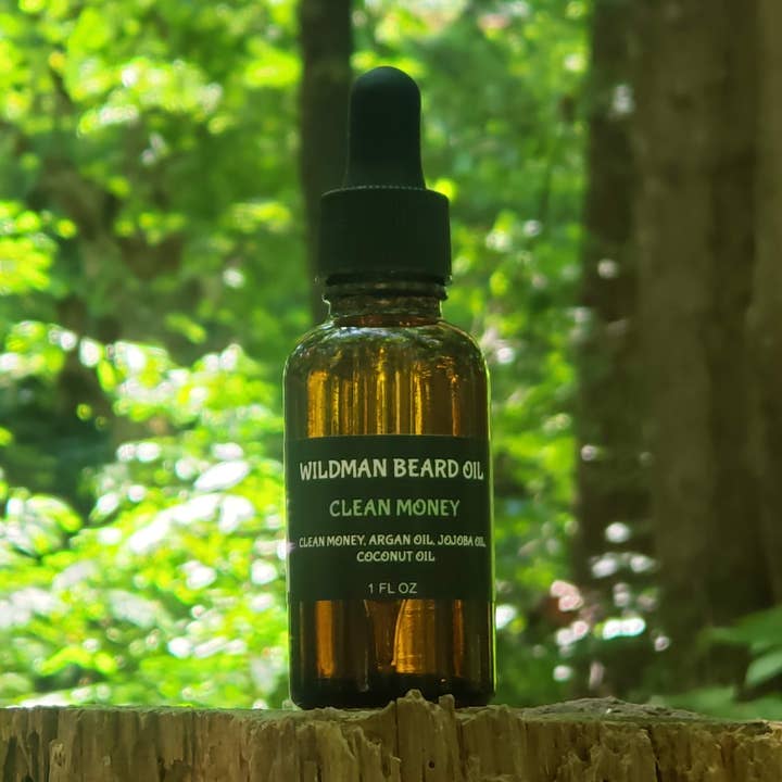 Clean Money 100% natuurlijke baardolie voor wholesale door Wildman Soap