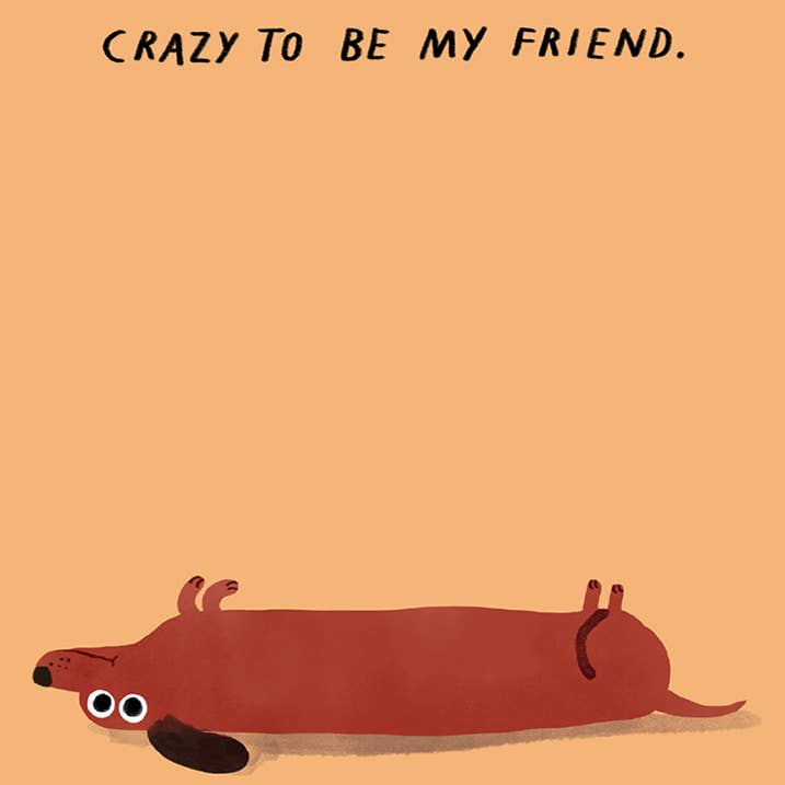 TRAIN YOU FRIENDSHIP GREETING CARD 4.5 x 6.25" for wholesale by Calypso Cards LLC