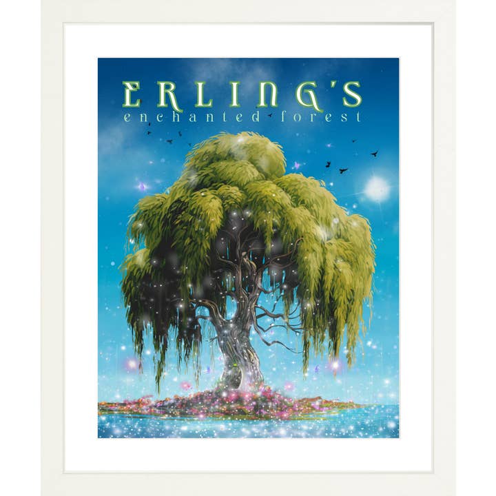Erling's Enchanted Forest - Wholesale Wall Decor - Kids & Baby - Erling's Enchanted Forest - SPRING Framed Print1