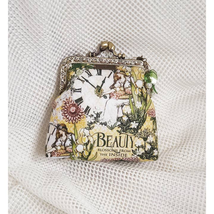 LeisTextileStudio - Wholesale Coin Purse - Women's - Mucha Art Kiss Lock Coin Purse Mini Clutch Cardholder4