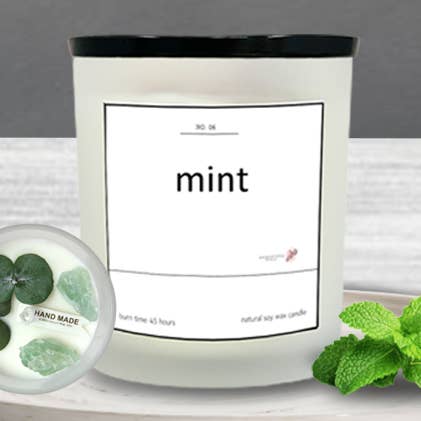 Mint Scented Candle for wholesale by Evaparoma