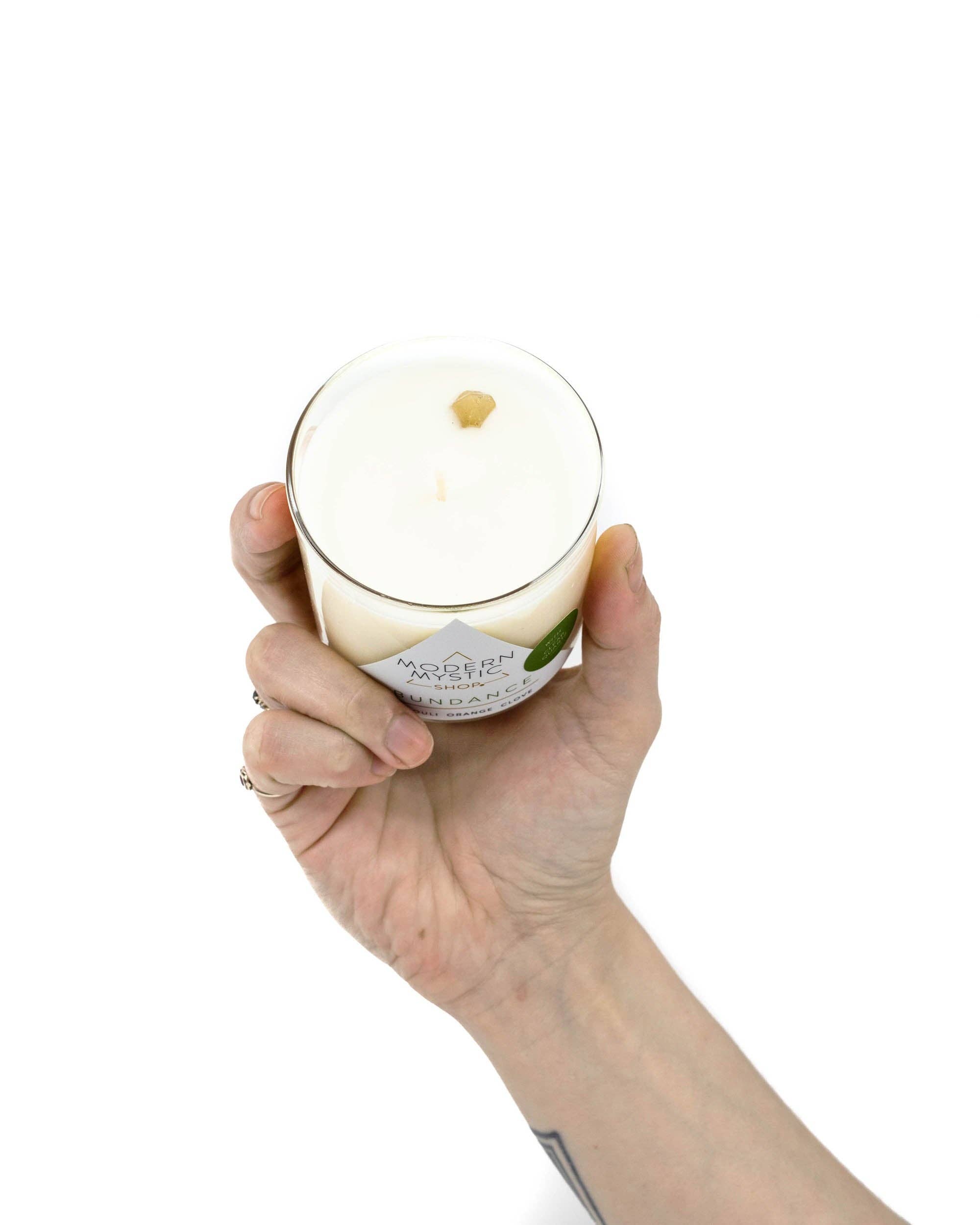Modern Mystic Shop - Wholesale Jar/Filled Candle - Abundance Candle3