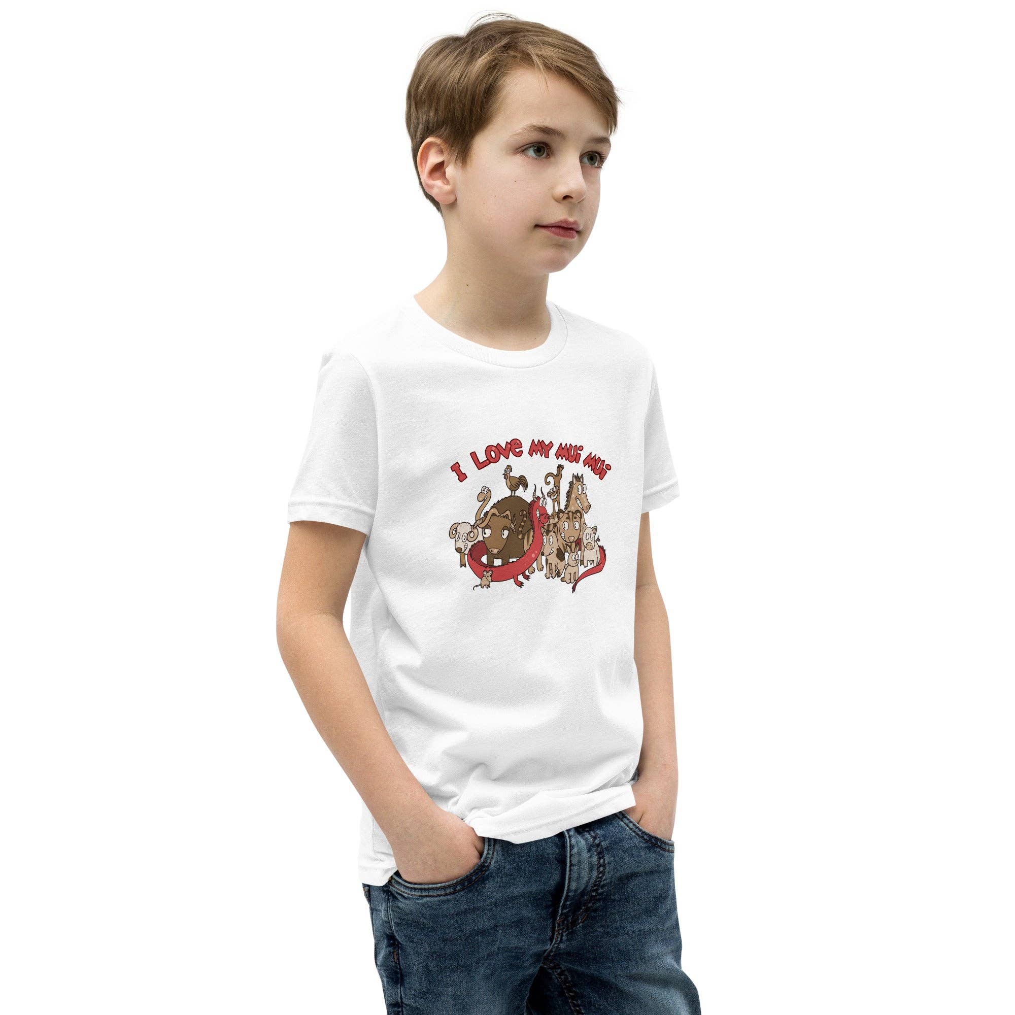 1st Generation SF - Wholesale Screen Printed T-Shirt - Kids - Youth- I Love My Mui Mui31