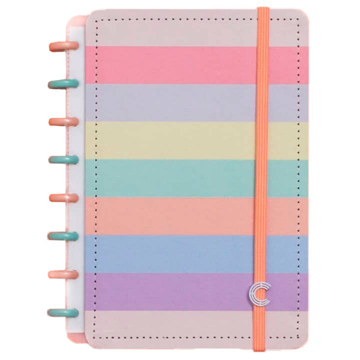 Create a Notebook - Wholesale Notebook - Rainbow Discbound Notebook Small 5.8 x 8.3 Inches