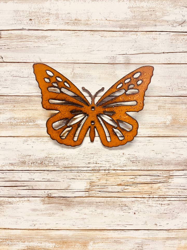 Décoration murale papillon de jardin petite taille pour la vente par Universal Ironworks USA