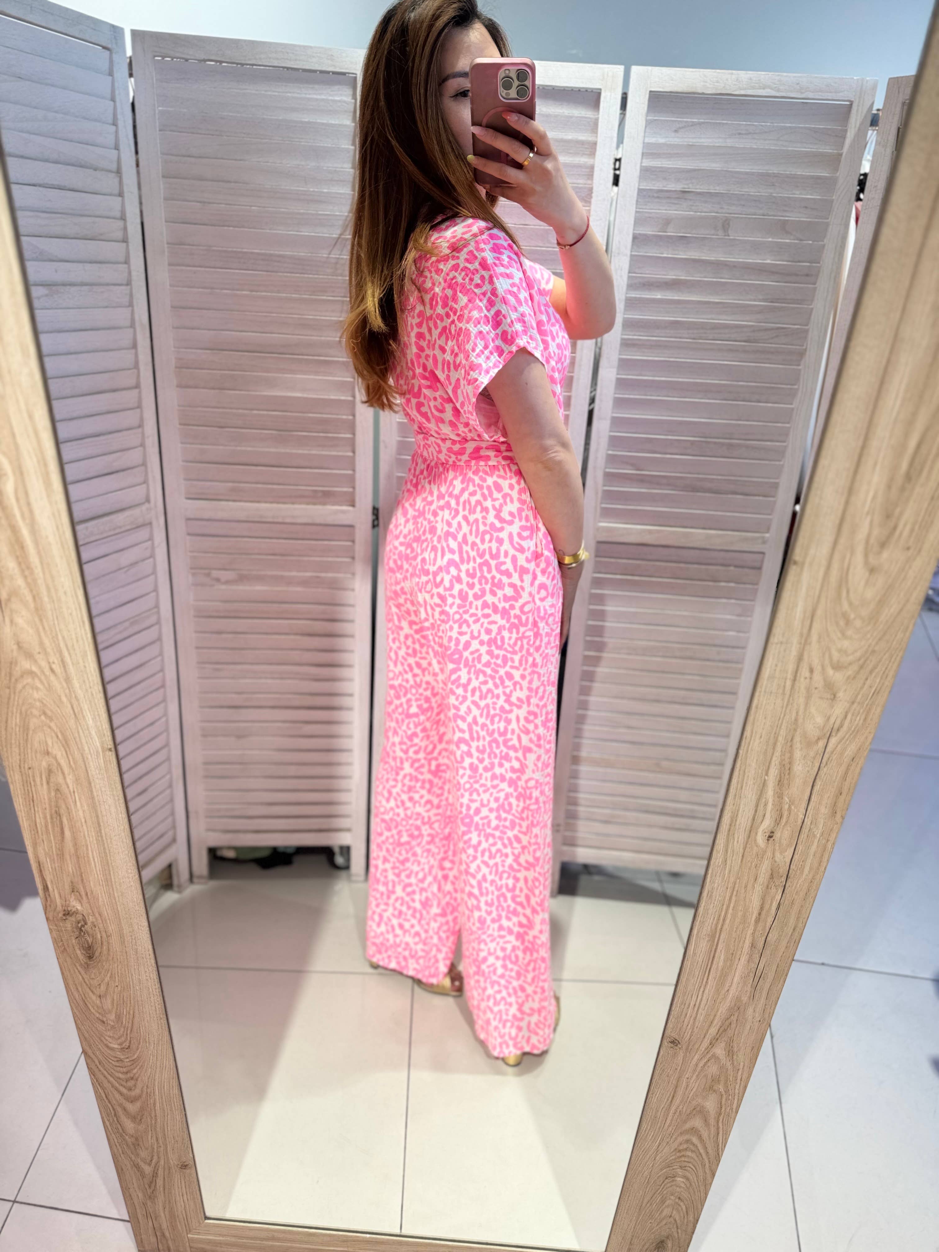 VICTORIA&ISAAC - Venta al por mayor Peto - Mujer - Mono fluido con estampado - A105-11