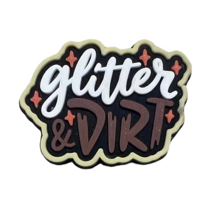 Glitter & Dirt Croc Charm for wholesale by Strictly Wild