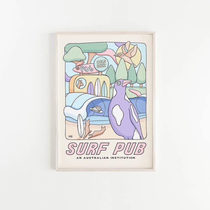 Brentos - Wholesale Poster - Surf Pub Poster2