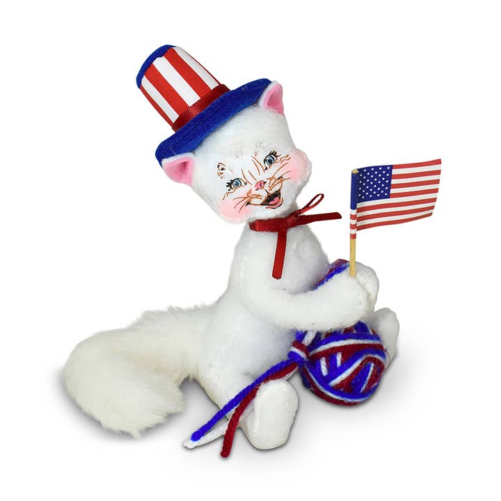 4in Patriotic Kitty for wholesale by Annalee