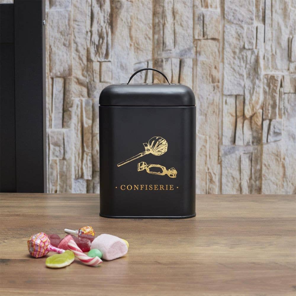 Housse De Rêve - Wholesale Decorative Box - Black and gold metal candy box1