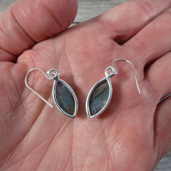 Keystone Crystals - Wholesale Dangle Earrings - Gemstone Sterling Silver Earrings