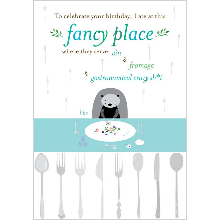 Carte d'anniversaire Fine Dining pour la vente par Fomato