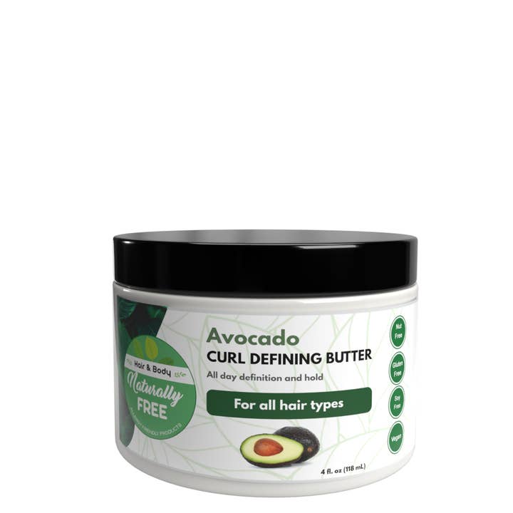 Avocado Curl Defining Hair Butter for wholesale by Naturally Free Inc.